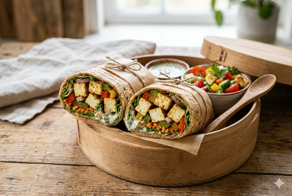 Paneer & Veggie Wrap