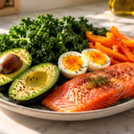 Fresh Salmon and Avocado Brunch Bowl